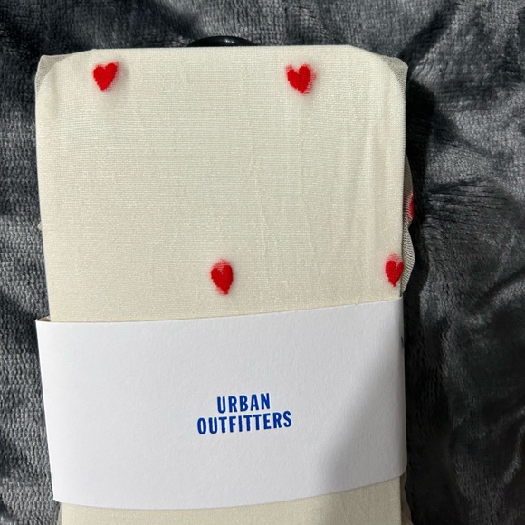 Valentines heart sheer nylons - Picture 3 of 3